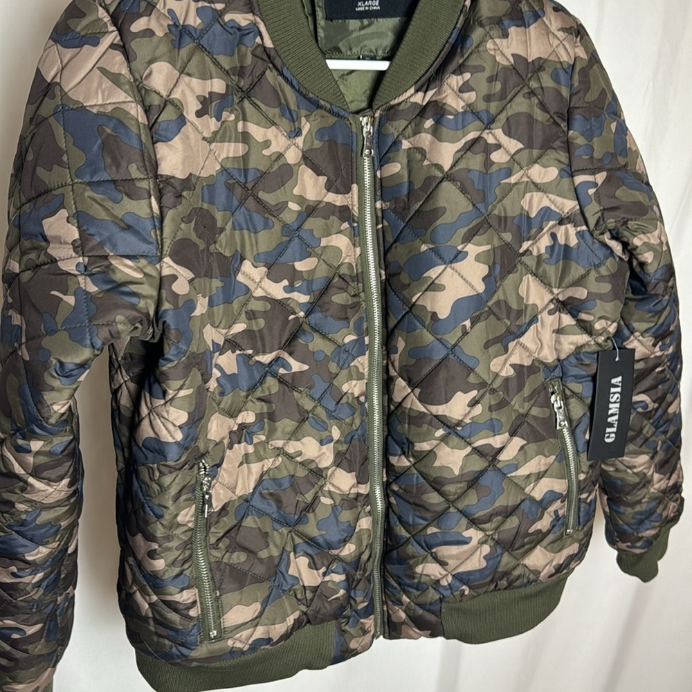 NWT Glamsia Camo Coat - Picture 3 of 6